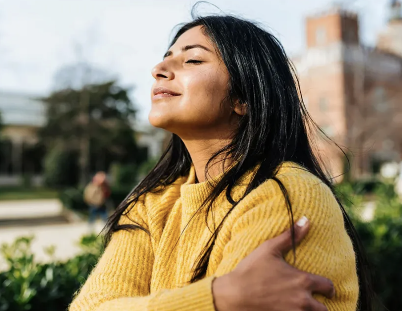 woman-hugging-herself-self-compassion